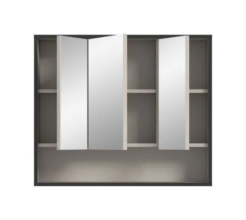 Spiegelschrank Bagno | mit offenem Fach| Kaschmir