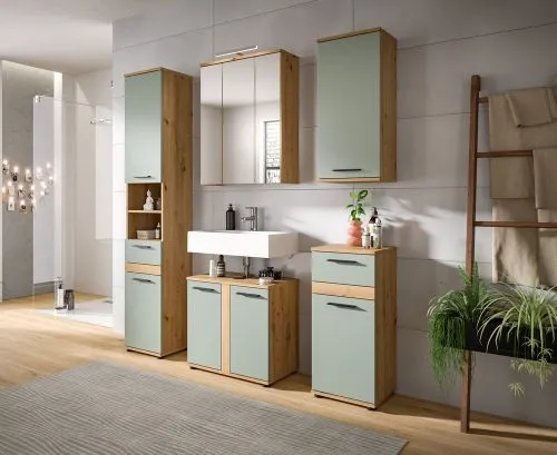 Spiegelschrank Blake | Artisan Eiche mit LED Beleuchtung