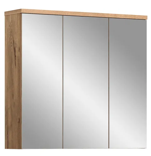 Spiegelschrank Grado | Nox Oak | LED Beleuchtung mit Beleuchtung