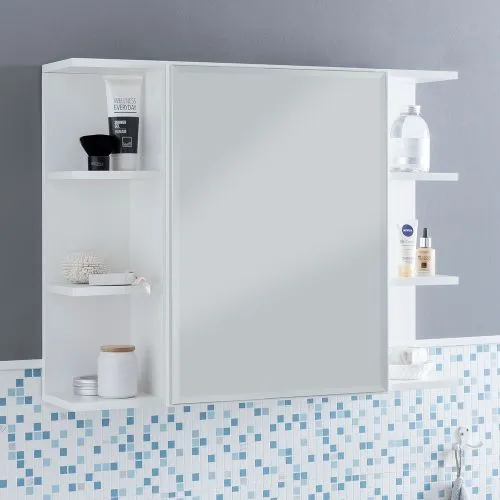 Spiegelschrank Hängeschrank Zero | weiß