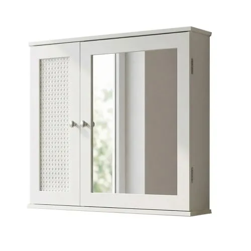 Spiegelschrank Hängeschrank Zisan | weiß