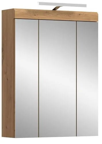 Spiegelschrank Scout | Artisan Eiche mit Aufsatzleuchte