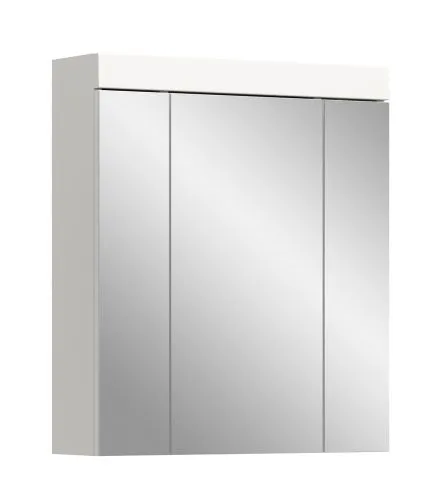 Spiegelschrank Viana | weiß mit Aufsatzleuchte