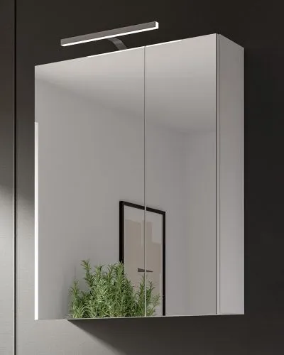 Spiegelschrank Vira | weiß | ohne Beleuchtung 60x77x18