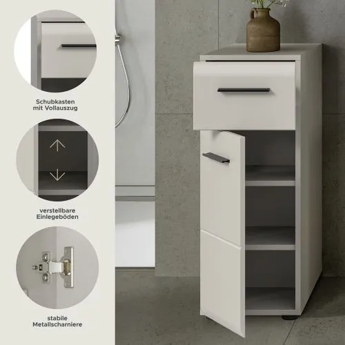 Standschrank halbhoch Ice | Kaschmir