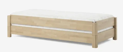 Stapelbett Freesia | 2er Set | Buche massiv | natur geölt | 100x200