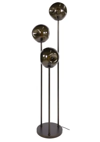 Stehlampe Jinjin | 3-flammig | Artic schwarz