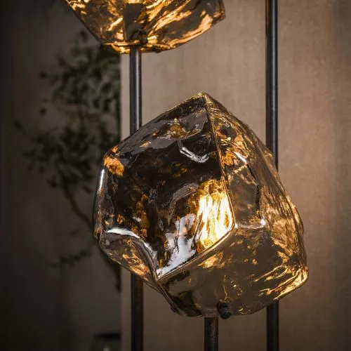 Stehlampe Riza | 3 Leuchten | verchromt