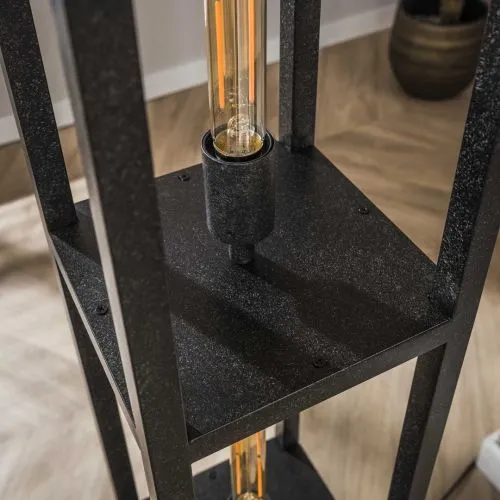 Stehlampe Story | 4 Leuchten | Metall | Artic schwarz | 160 cm