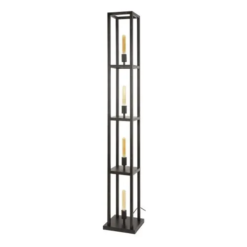 Stehlampe Story | 4 Leuchten | Metall | Artic schwarz | 160 cm