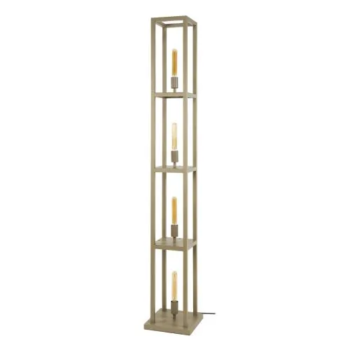 Stehlampe Story | 4 Leuchten | Metall | beige | 160 cm