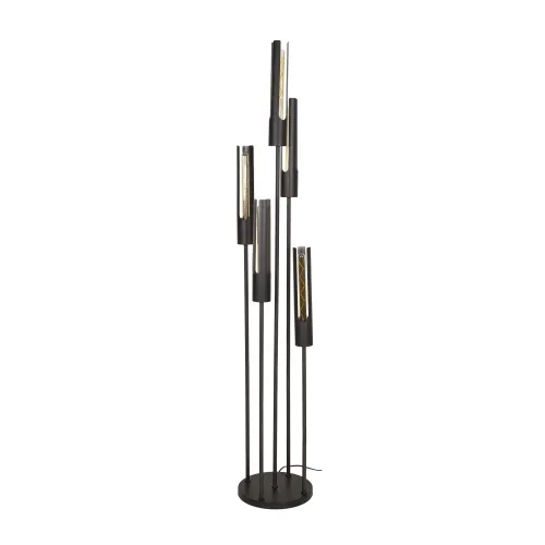 Stehleuchte Bondo 5 Lampen | Metall | Artic schwarz