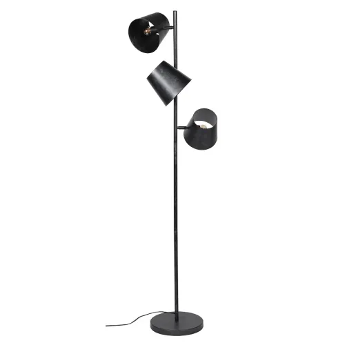Stehleuchte Pino 3 Lampen | Stahl | Charcoal grau