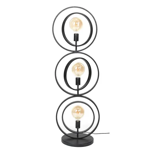 Stehleuchte Vejin 4 Lampen | Metallringe | Charcoal grau