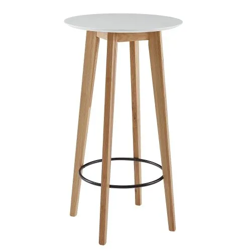 Stehtisch Tawa | braun / weiß | rund | Ø60