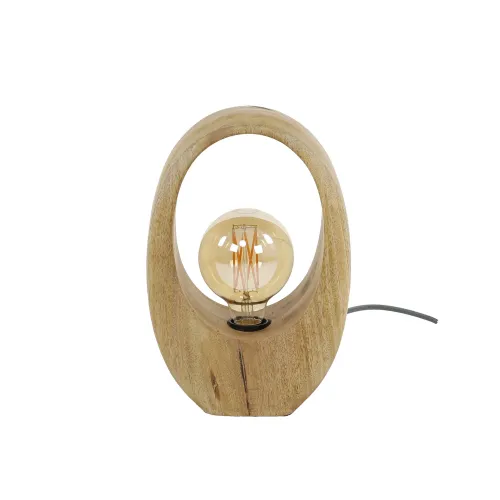 Tischlampe Kuma | Mango massiv | 20 cm | naturel