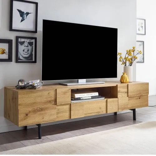 TV-Board Checka 2 | Eiche | braun
