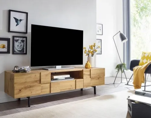TV-Board Checka 2 | Eiche | braun