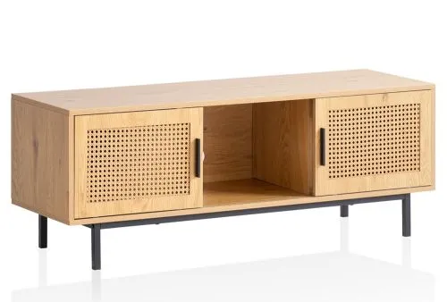 TV-Board French | Geflecht | braun / schwarz