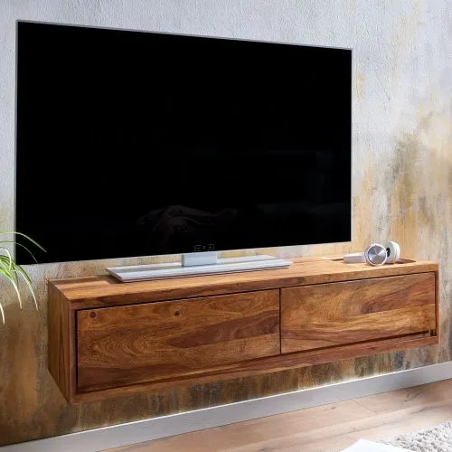 TV-Board Leopo 1 | Sheesham | braun