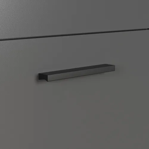 TV-Board Lowboard Esteban Anthrazit / Coast Evoke Oak ohne LED