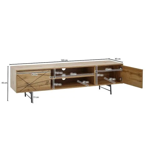TV-Board Sketch | Eiche | braun