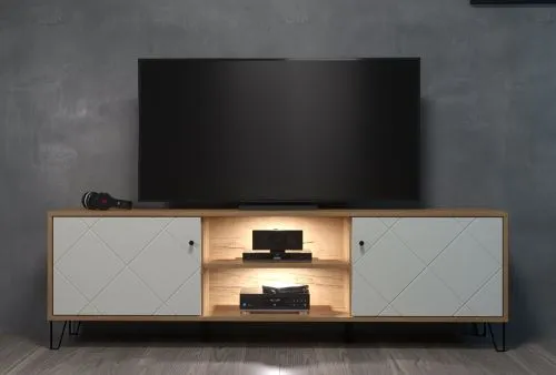 TV-Board Touch 1 | Artisan Eiche / weiß