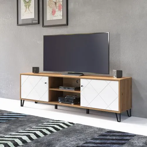 TV-Board Touch 1 | Artisan Eiche / weiß