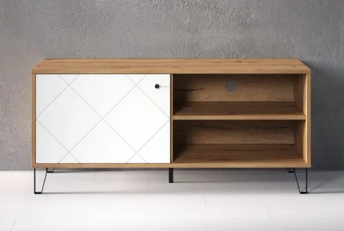 TV-Board Touch | Artisan Eiche / weiß