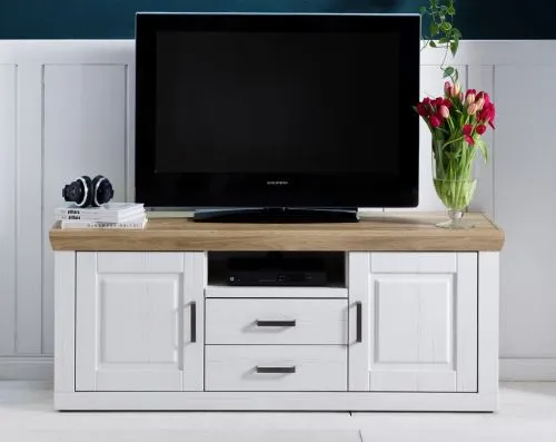 TV-Lowboard I Brixen | Landhaus modern | Pinie Aurelio / Grandson Oak