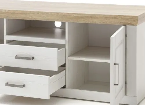 TV-Lowboard I Brixen | Landhaus modern | Pinie Aurelio / Grandson Oak