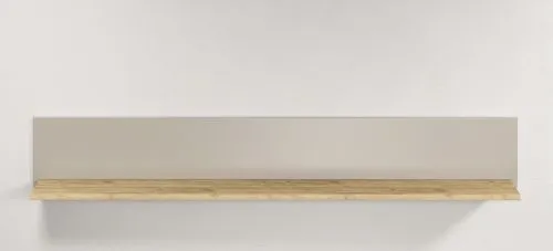 Wandboard Sao Paulo, Kaschmir Dekor, Wandmontiertes Board mit ebener Ablage – Ansicht 3
