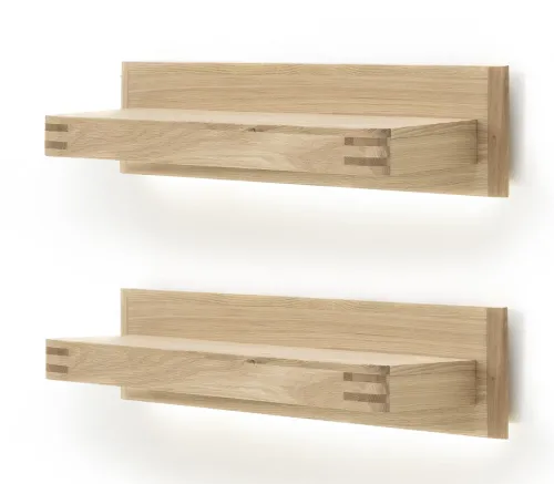 Wandboard Set Salvador | Eiche Bianco | 2-teilig ohne Beleuchtung
