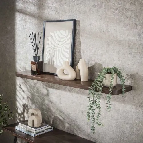 Wandregal Galia | 120cm | Akazie massiv | braun