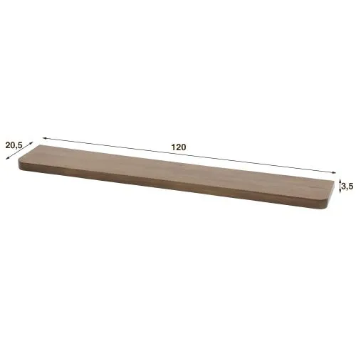 Wandregal Galia | 120cm | Akazie massiv | braun