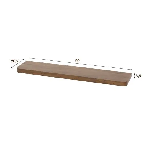 Wandregal Galia | 90cm | Akazie massiv | braun