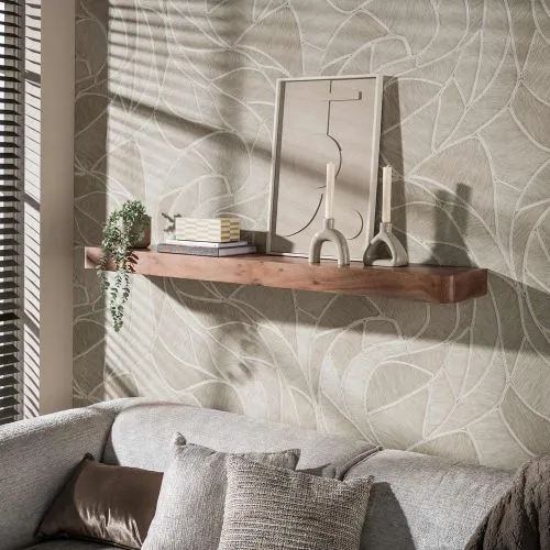Wandregal Kira | Akazie massiv | braun | 150cm