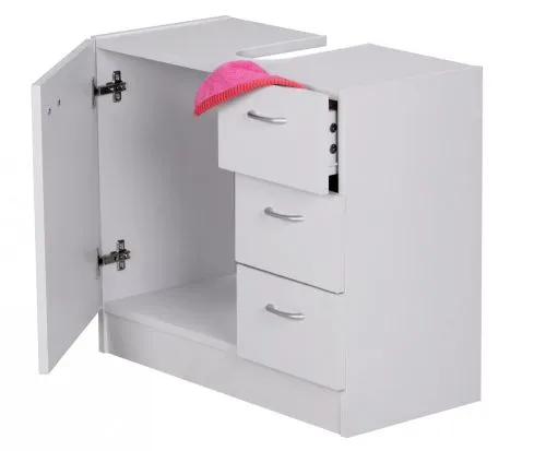 Waschbeckenunterschrank Bathia | mit Schubkästen | weiß