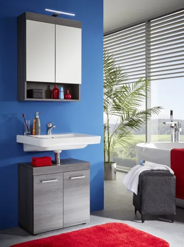 Waschbeckenunterschrank Runner | Waschtisch | rauchsilber