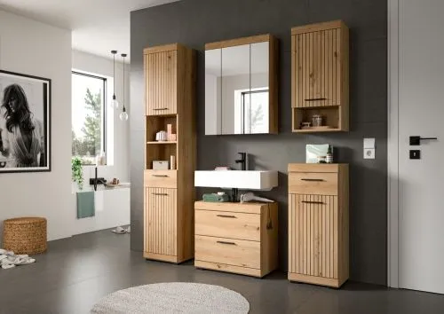 Waschbeckenunterschrank Scout | mit Schubkästen | Artisan Eiche