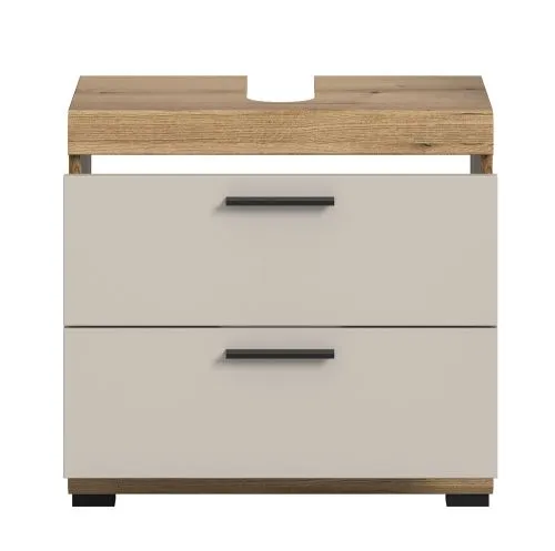 Waschbeckenunterschrank Scout | mit Schubkästen | Kaschmir / Evoak Oak