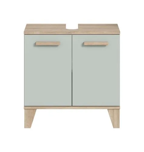 Waschbeckenunterschrank Star | hellgrün / Eiche