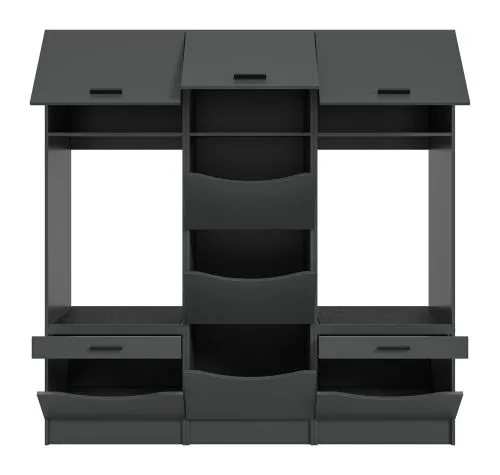 Waschmaschinenumbau Set Free 2 | anthrazit | 3-teilig