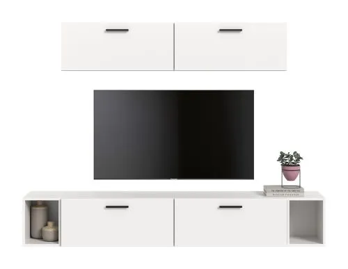 Wohnkombination The One 4 | 6-teilig | weiß Komplettset