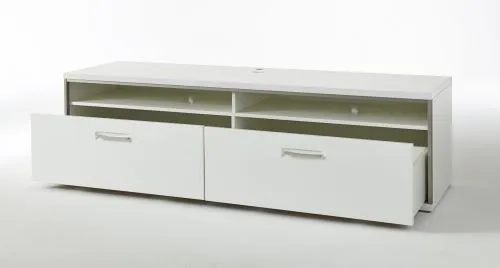 Wohnwand Trento 1 | weiß Hochglanz | 4-teilig | LED Beleuchtung 7