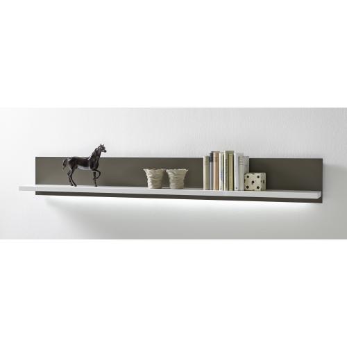 Wohnwand Trento 2 | weiß Hochglanz | 4-teilig | LED Beleuchtung