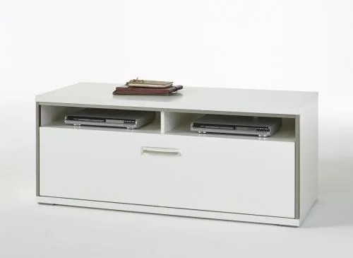 Wohnwand Trento 2 | weiß Hochglanz | 4-teilig | LED Beleuchtung 1