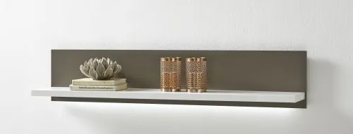 Wohnwand Trento 4 | weiß Hochglanz | 5-teilig | LED Beleuchtung 1