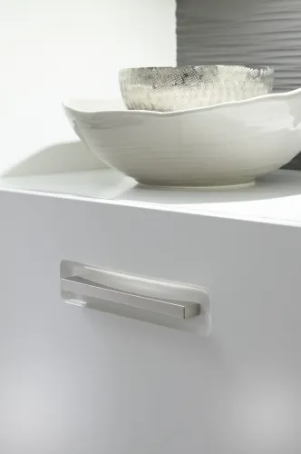 Wohnwand Trento 4 | weiß Hochglanz | 5-teilig | LED Beleuchtung 1