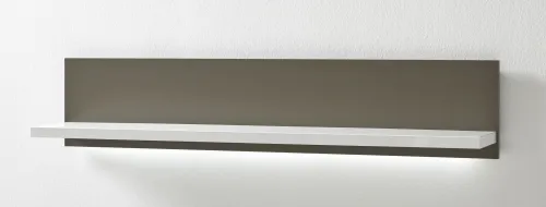 Wohnwand Trento 4 | weiß Hochglanz | 5-teilig | LED Beleuchtung 1